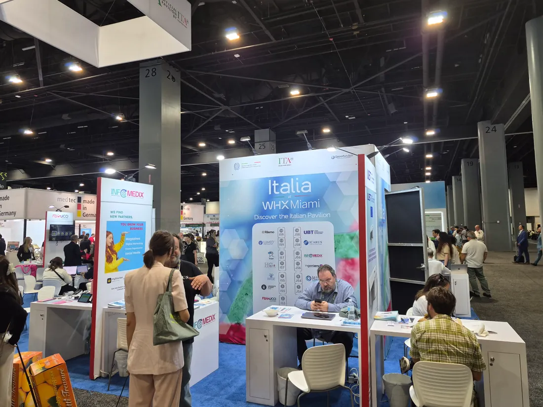 Exhibition floor at the WHX Miami Expo 2026